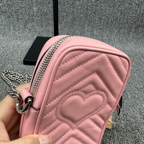 Gucci Marmont Cellphone Pouch Crossbody Bag 625-021125 - Picture 6 of 14